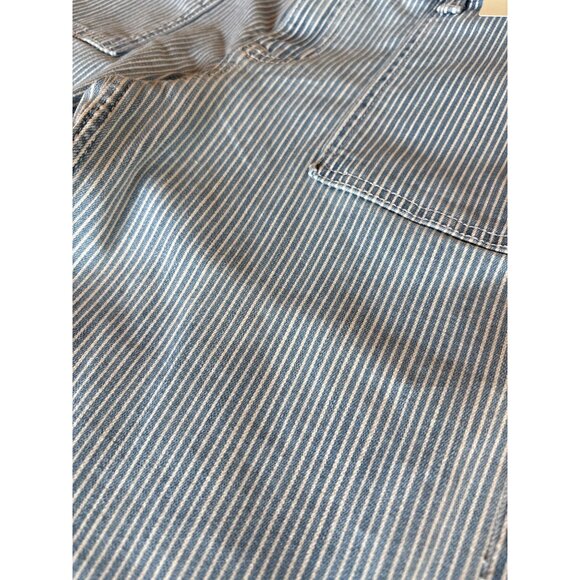 NWT 11/12 Reg Abercrombie Kids Wide Leg Jean High Rise Striped - Picture 5 of 10